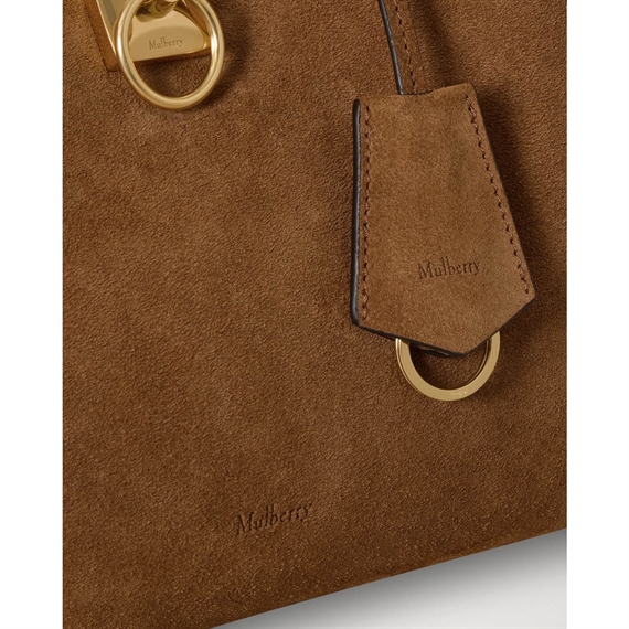 Mulberry Small Iris Vintage Oak Suede